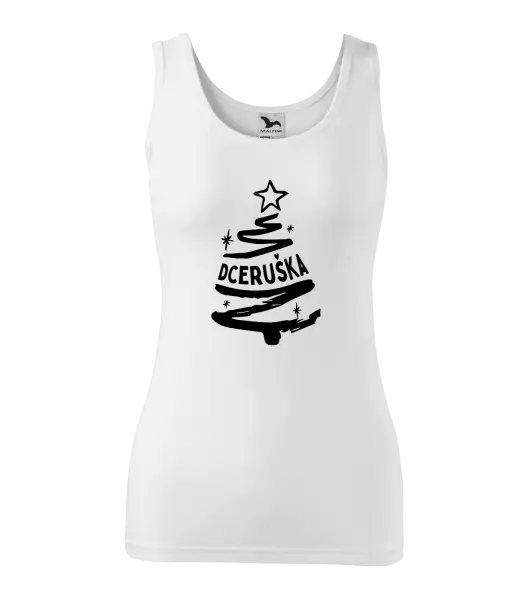 Dámské vánoční tílko Stromeček dceruška