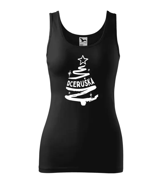 Dámské vánoční tílko Stromeček dceruška