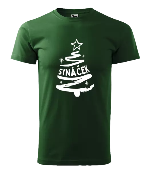 Pánské vánoční tričko Stromeček synáček