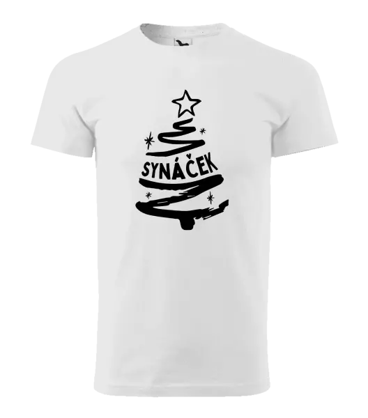 Pánské vánoční tričko Stromeček synáček