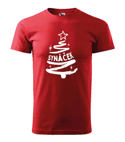 Pánské vánoční tričko Stromeček synáček