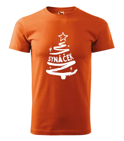 Pánské vánoční tričko Stromeček synáček