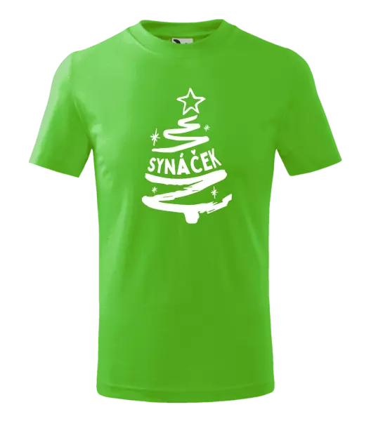 Dětské vánoční tričko Stromeček synáček