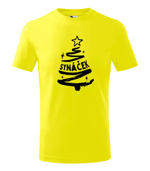Dětské vánoční tričko Stromeček synáček
