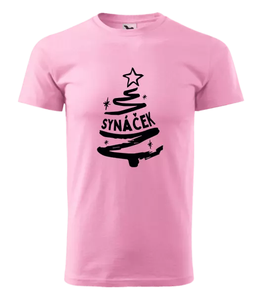 Pánské vánoční tričko Stromeček synáček