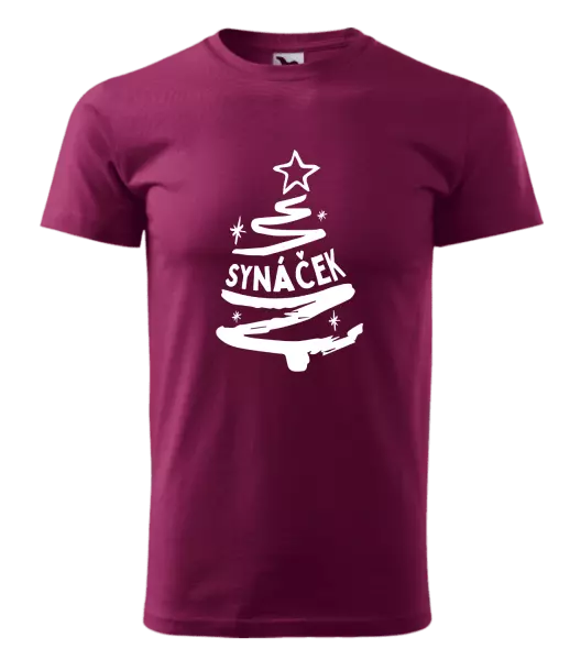 Pánské vánoční tričko Stromeček synáček