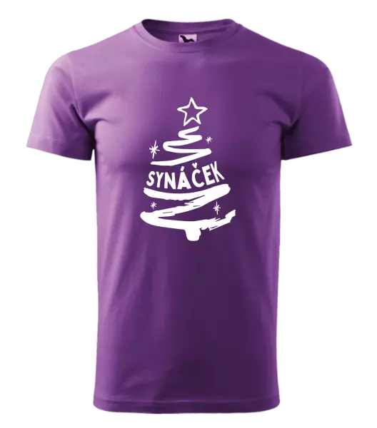 Pánské vánoční tričko Stromeček synáček