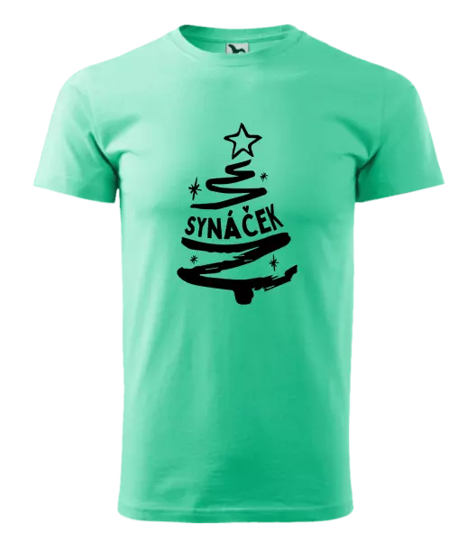 Pánské vánoční tričko Stromeček synáček