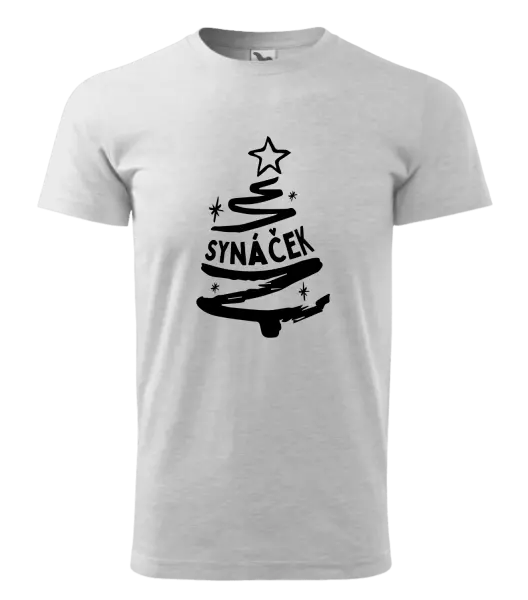 Pánské vánoční tričko Stromeček synáček