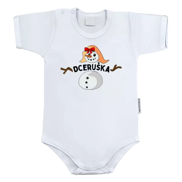 Dětské body Sněhulák dceruška