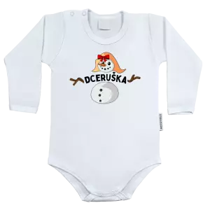 Dětské body Sněhulák dceruška