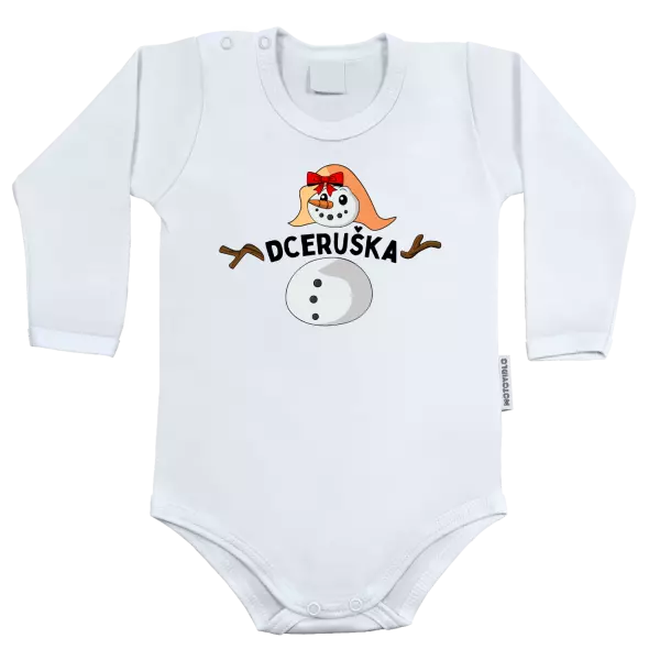 Dětské body Sněhulák dceruška