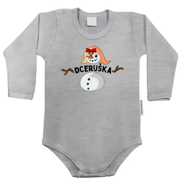 Dětské body Sněhulák dceruška