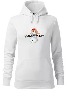Dámská vánoční mikina Sněhulák dceruška