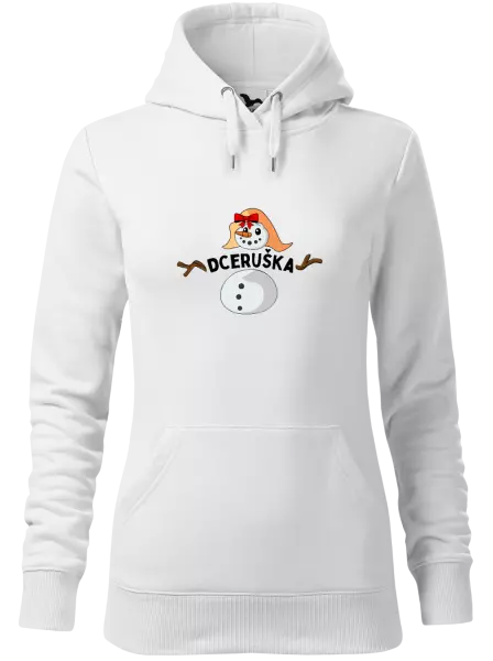 Dámská vánoční mikina Sněhulák dceruška