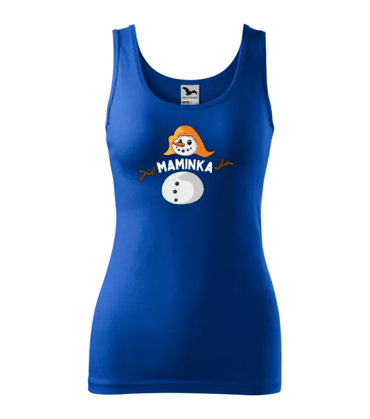 Dámské vánoční tílko Sněhulák maminka