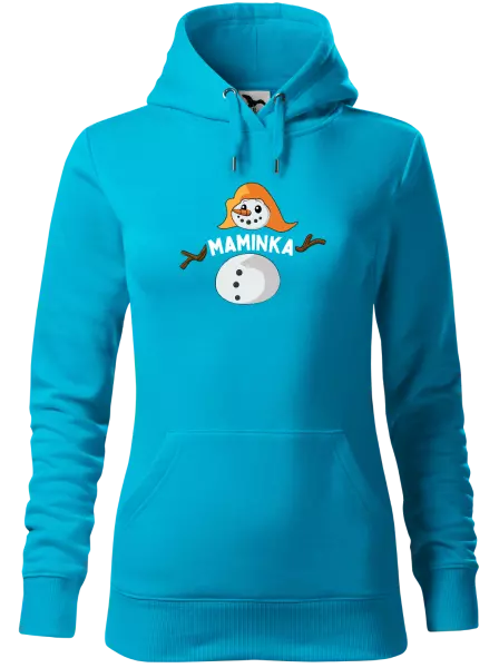 Dámská vánoční mikina Sněhulák maminka