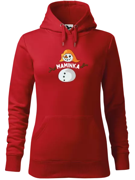 Dámská vánoční mikina Sněhulák maminka