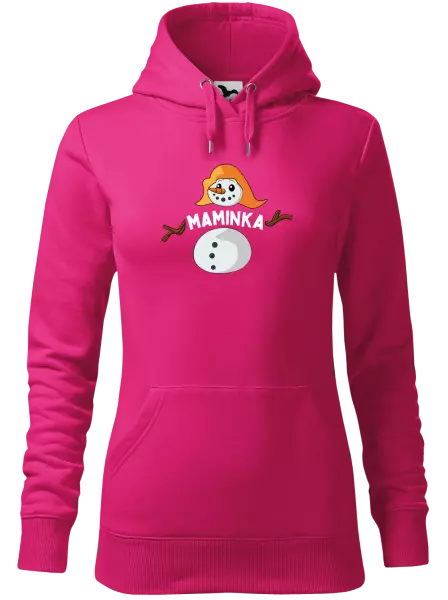 Dámská vánoční mikina Sněhulák maminka