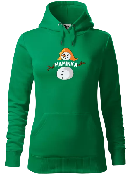 Dámská vánoční mikina Sněhulák maminka