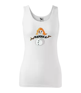 Dámské vánoční tílko Sněhulák maminka