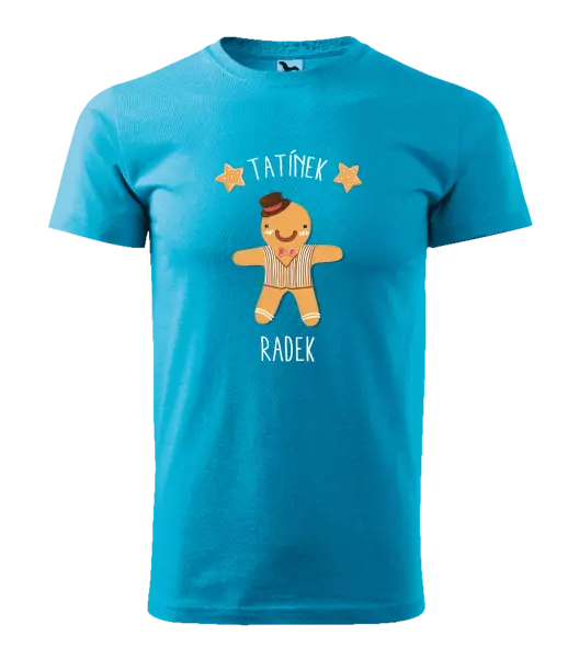 Pánské vánoční tričko Perníček tatínek