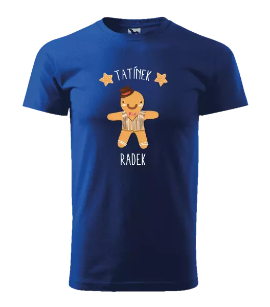 Pánské vánoční tričko Perníček tatínek