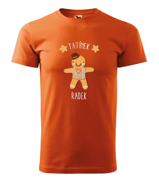 Pánské vánoční tričko Perníček tatínek