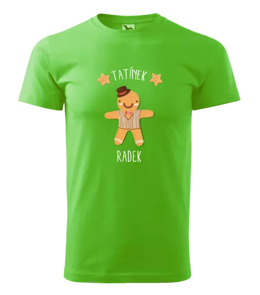 Pánské vánoční tričko Perníček tatínek