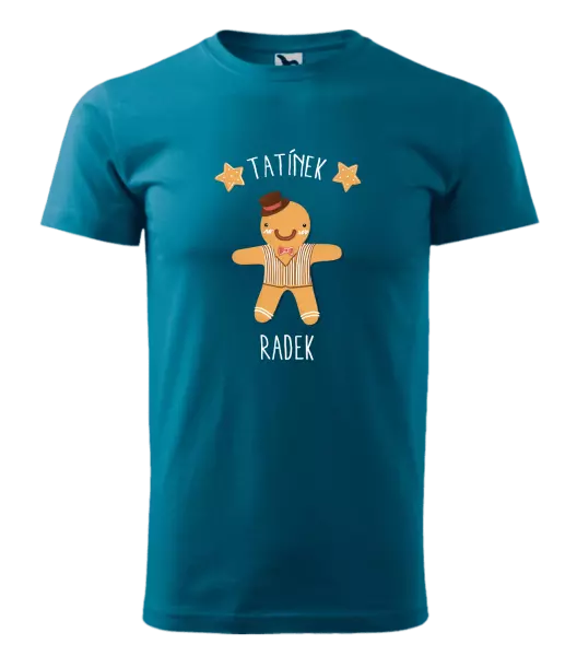 Pánské vánoční tričko Perníček tatínek