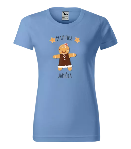 Dámské vánoční tričko Perníček maminka