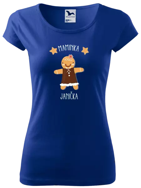 Dámské vánoční tričko Perníček maminka