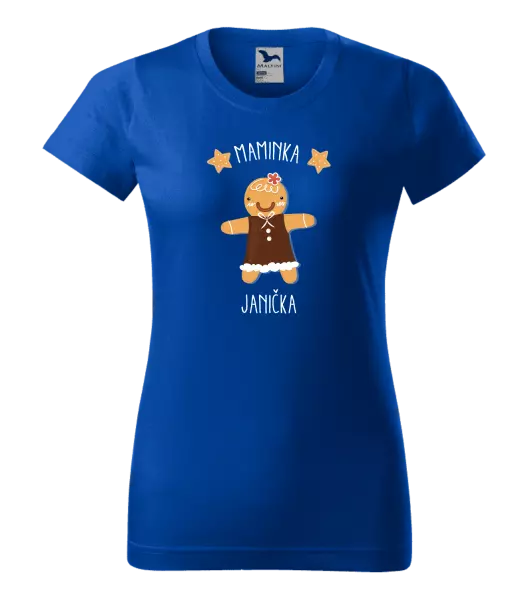 Dámské vánoční tričko Perníček maminka