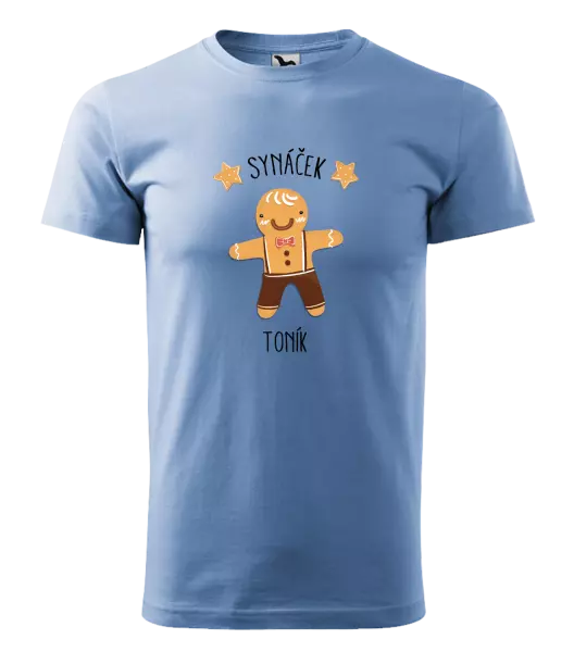 Pánské vánoční tričko Perníček synáček