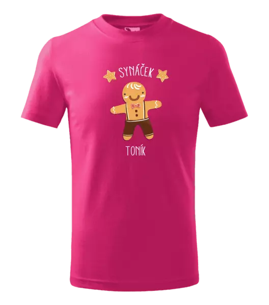 Dětské vánoční tričko Perníček synáček