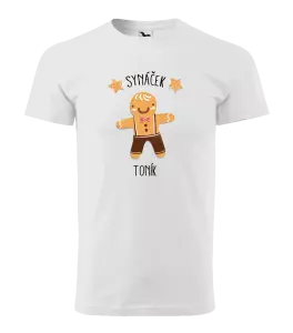 Pánské vánoční tričko Perníček synáček