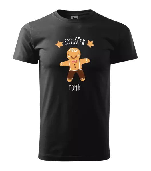 Pánské vánoční tričko Perníček synáček