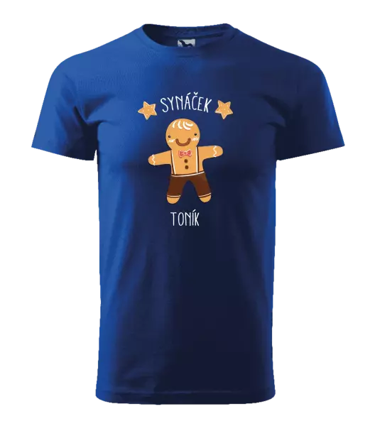 Pánské vánoční tričko Perníček synáček