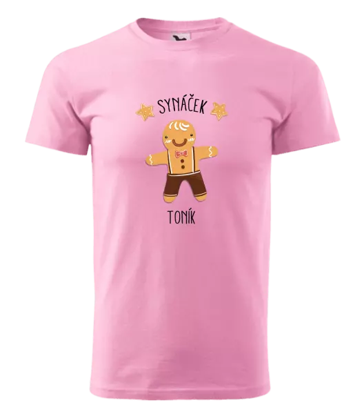 Pánské vánoční tričko Perníček synáček