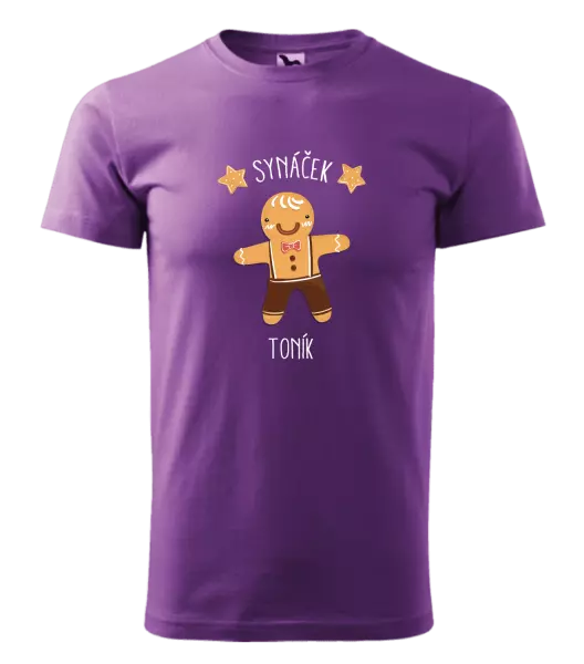 Pánské vánoční tričko Perníček synáček