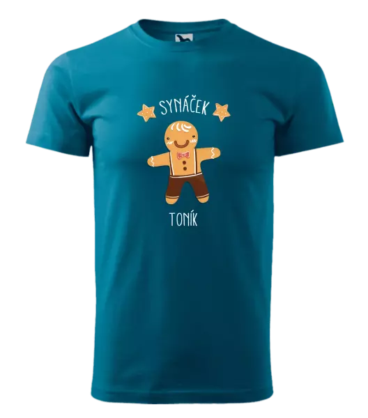 Pánské vánoční tričko Perníček synáček
