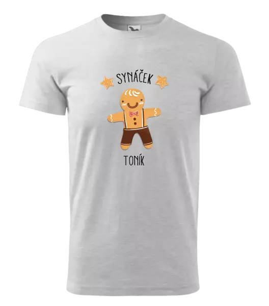 Pánské vánoční tričko Perníček synáček