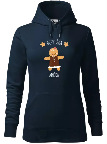 Dámská vánoční mikina Perníček dceruška