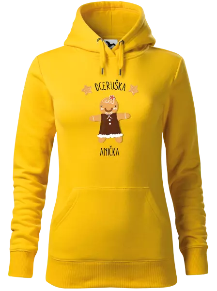 Dámská vánoční mikina Perníček dceruška