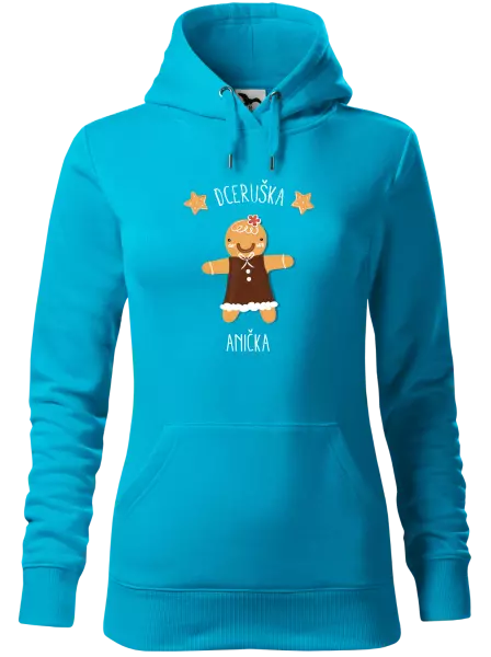 Dámská vánoční mikina Perníček dceruška