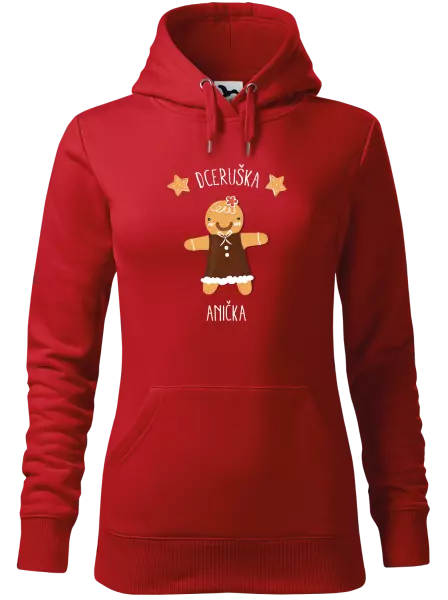Dámská vánoční mikina Perníček dceruška