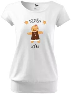 Dámské vánoční tričko Perníček dceruška