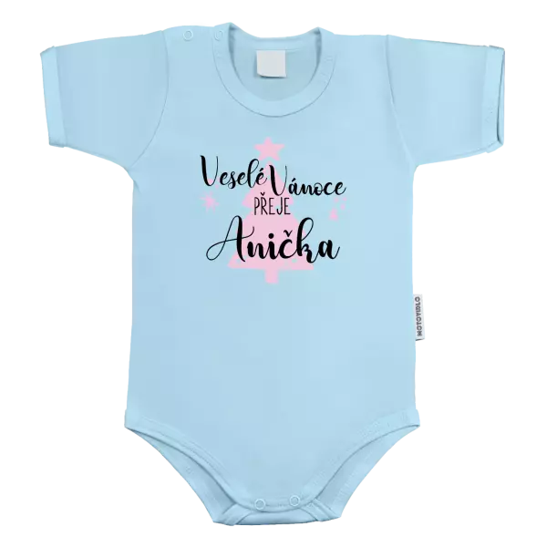 Dětské body Veselé Vánoce přeje - stromeček