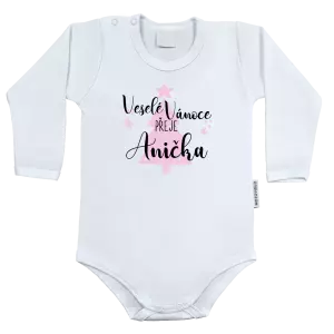 Dětské body Veselé Vánoce přeje - stromeček