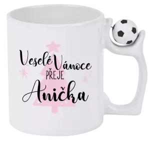 Vánoční hrnek Veselé Vánoce přeje - stromeček